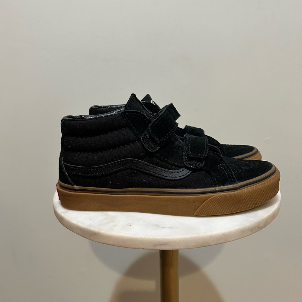 Vans Kids Black High-Top Sneakers